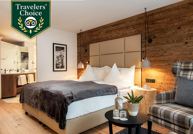 Tripadvisor Best-of-the-Best
Walliserhof 5* Grand Hotel & Spa (Saas-Fee, Valais): 
2-Nights with Half-Board
Relais & Ch&acirc;teaux luxury Alpine escape just 10-mins walk from the slopes, valid till April 2027
 
 Photo