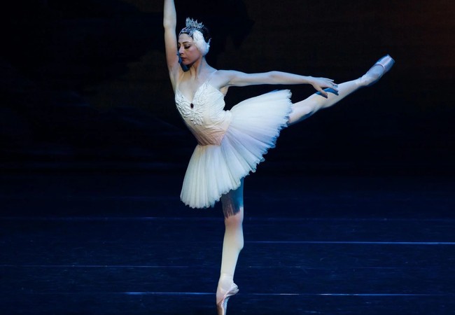 "Maia Makhateli is mesmerizing" - Bachtrack
Swan Lake Ballet: Nov 23 @ SwissTech CenterStarring Maia Makhateli: Dutch National Ballet's principal dancer
 Photo