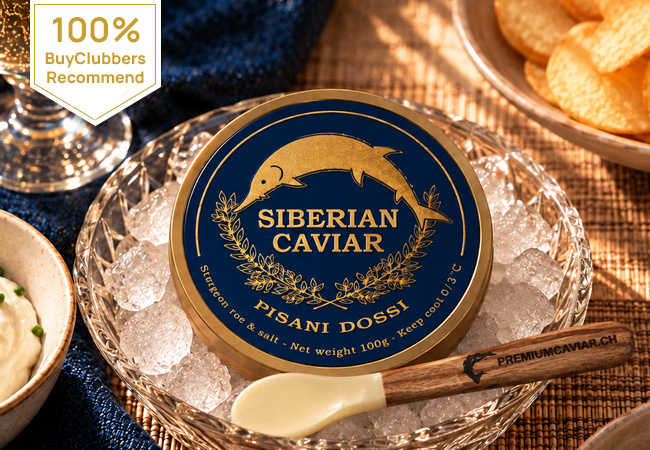 Bronze Medal at Gstaad Black Pearl Awards
Italian  Baerii Caviar by Pisani Dossi: 100g or 200gFresh, award-winning caviar, never frozen & with 0 additives. For collection from Geneva Old Town or delivery
 Photo